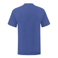 Bleu roi chiné - Back - Fruit Of The Loom - T-shirt manches courtes ICONIC - Homme