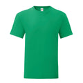 Vert - Front - Fruit Of The Loom - T-shirt manches courtes ICONIC - Homme