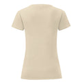 Beige pâle - Side - Fruit of the Loom - T-shirt ICONIC - Femme