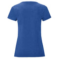 Bleu roi chiné - Back - Fruit of the Loom - T-shirt ICONIC - Femme