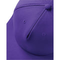 Violet - Back - Beechfield - Casquette ajustable RAPPER