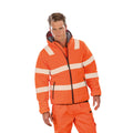 Orange fluo - Back - Result Genuine Recycled - Veste - Homme