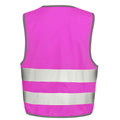 Rose fluo - Back - SAFE-GUARD by Result - Gilet haute visibilité CORE ENHANCED - Enfant