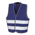 Bleu marine - Front - SAFE-GUARD by Result - Gilet haute visibilité CORE ENHANCED - Enfant