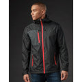 Noir - rouge vif - Back - Stormtech - Coupe-vent OLYMPIA - Homme