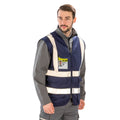 Bleu marine - Back - WORK-GUARD by Result - Gilet de sécurité - Adulte