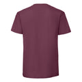 Bordeaux - Back - Fruit of the Loom - T-shirt ICONIC PREMIUM - Homme