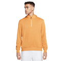 Jaune - Orange - Argent brossé - Front - Nike - Sweat à capuche - Homme