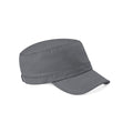 Gris foncé - Front - Beechfield - Casquette militaire - Adulte