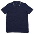 Bleu marine - Blanc - Front - Mantis - Polo - Homme