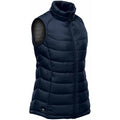 Bleu marine - Gris foncé - Side - Stormtech - Doudoune sans manches STAVANGER - Femme