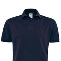 Bleu marine - Back - B&C - Polo HEAVYMILL - Homme