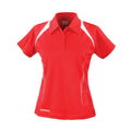 Rouge - Blanc - Front - Spiro - Polo TEAM SPIRIT - Femme