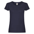 Bleu marine foncé - Front - Fruit of the Loom - T-shirt - Femme