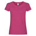 Fuchsia - Front - Fruit of the Loom - T-shirt - Femme