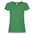 Vert - Front - Fruit of the Loom - T-shirt - Femme