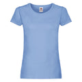 Bleu ciel - Front - Fruit of the Loom - T-shirt - Femme