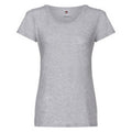 Gris chiné - Front - Fruit of the Loom - T-shirt - Femme