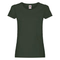 Vert bouteille - Front - Fruit of the Loom - T-shirt - Femme