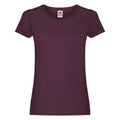 Bordeaux - Front - Fruit of the Loom - T-shirt - Femme