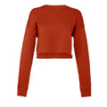 Rouge orangé - Front - Bella + Canvas - Haut polaire - Femme