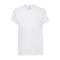 Blanc - Front - Fruit of the Loom - T-shirt ORIGINAL - Enfant