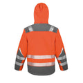 Orange fluo - Back - SAFE-GUARD by Result - Manteau DYNAMIC - Adulte