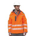 Orange fluo - Side - SAFE-GUARD by Result - Manteau DYNAMIC - Adulte