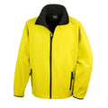 Jaune - Noir - Front - Result Core - Veste softshell - Homme