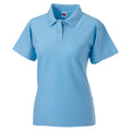 Bleu ciel - Front - Polo à manches courtes Jerzees Colours pour femme