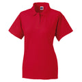 Rouge - Front - Polo à manches courtes Jerzees Colours pour femme