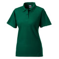 Vert bouteille - Front - Polo à manches courtes Jerzees Colours pour femme