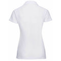 Blanc - Back - Polo à manches courtes Jerzees Colours pour femme