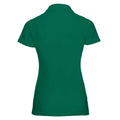 Vert bouteille - Back - Polo à manches courtes Jerzees Colours pour femme