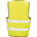 Jaune - Back - SAFE-GUARD by Result - Gilet haute visibilité MOTORIST - Homme