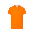 Orange - Front - Fruit of the Loom - T-shirt ORIGINAL - Enfant