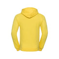 Jaune - Back - Sweatshirt à capuche Russell pour homme