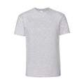 Gris chiné - Front - Fruit of the Loom - T-shirt ICONIC PREMIUM - Homme