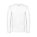 Blanc - Front - B&C - T-shirt #E190 - Homme