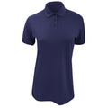 Bleu marine - Front - Polo à manches courtes Kustom Kit Klassic Superwash pour femme