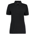 Noir - Front - Polo à manches courtes Kustom Kit Klassic Superwash pour femme