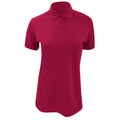 Framboise - Front - Polo à manches courtes Kustom Kit Klassic Superwash pour femme