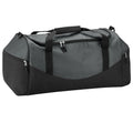 Graphite-Gris-Noir - Front - Sac de sport Quadra Teamwear - 55 litres