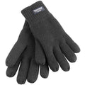 Gris foncé - Back - Result - Gants thermiques doublés Thinsulate (40g 3M) - Adulte unisexe