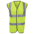 Jaune Haute Visibilité - Front - Result - Gilet de sécurité haute visibilité - Homme