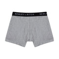 Gris - Blanc - Noir - Side - Bewley & Ritch - Boxers DOMOCH - Homme