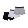 Gris - Blanc - Noir - Front - Bewley & Ritch - Boxers DOMOCH - Homme