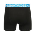 Bleu - Noir - Gris - Back - Crosshatch - Boxers CRYSTALINE - Homme