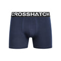 Bleu marine - Side - Crosshatch - Boxers ASTRAL - Homme