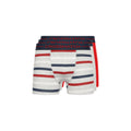 Rouge - Gris - Bleu marine - Front - Crosshatch - Boxers WARBLER - Homme